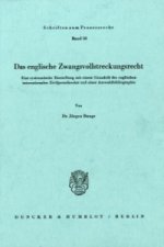 Das englische Zwangsvollstreckungsrecht.