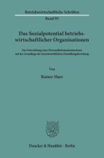 Das Sozialpotential betriebswirtschaftlicher Organisationen.