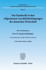 Das Kaufrecht in den Allgemeinen Geschäftsbedingungen der deutschen Wirtschaft.