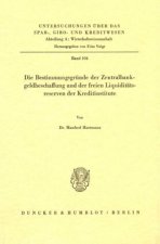 Die Bestimmungsgründe der Zentralbankgeldbeschaffung und der freien Liquiditätsreserven der Kreditinstitute.