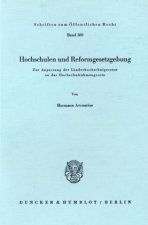 Hochschulen und Reformgesetzgebung.