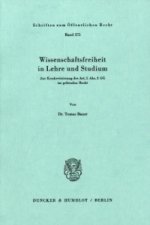 Wissenschaftsfreiheit in Lehre und Studium.