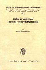 Studien zur empirischen Haushalts- und Verbrauchsforschung.