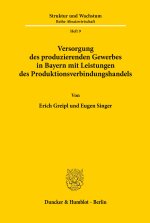 Versorgung des produzierenden Gewerbes in Bayern mit Leistungen des Produktionsverbindungshandels.