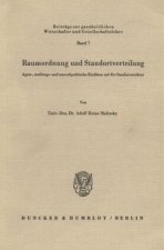 Raumordnung und Standortverteilung.