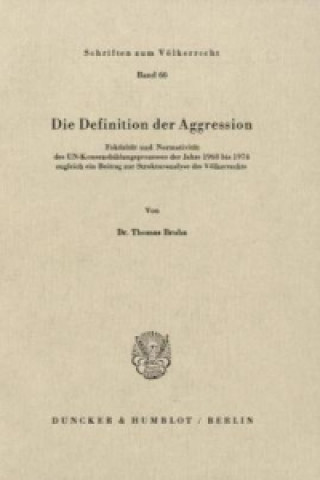 Die Definition der Aggression.