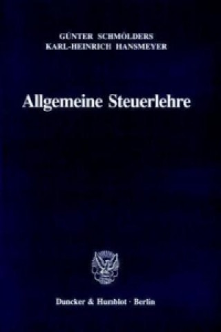 Allgemeine Steuerlehre.