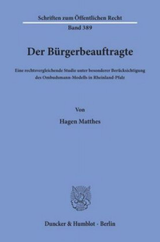 Der Bürgerbeauftragte.
