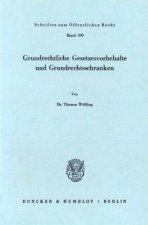 Grundrechtliche Gesetzesvorbehalte und Grundrechtsschranken.