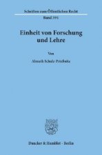 Einheit von Forschung und Lehre.