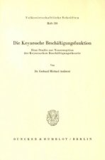 Die Keynessche Beschäftigungsfunktion.