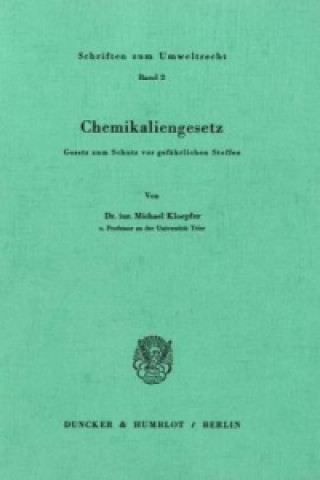 Chemikaliengesetz.
