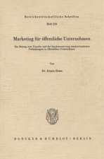 Marketing für öffentliche Unternehmen.