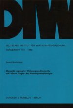 Elemente regionaler Wohnungsmarktmodelle und offene Fragen der Wohnungsmarktanalyse.