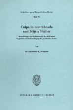 Culpa in contrahendo und Schutz Dritter.