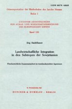 Landwirtschaftliche Integration in den Subtropen der Sowjetunion.