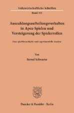 Auszahlungsaufteilungsverhalten in Apex-Spielen und Versteigerung der Spielerrollen.
