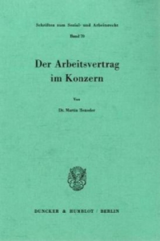 Der Arbeitsvertrag im Konzern.