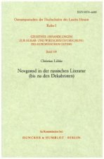 Novgorod in der russischen Literatur (bis zu den Dekabristen).