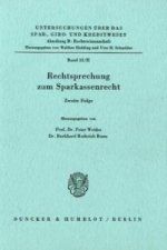 Rechtsprechung zum Sparkassenrecht.