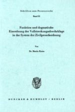 Funktion und dogmatische Einordnung der Vollstreckungsabwehrklage in das System der Zivilprozeßordnung.