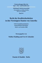 Recht der Kreditsicherheiten in den Vereinigten Staaten von Amerika.