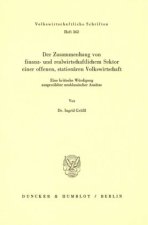Der Zusammenhang von finanz- und realwirtschaftlichem Sektor einer offenen, stationären Volkswirtschaft.