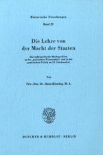 Die Lehre von der Macht der Staaten.