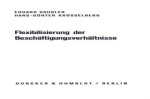 Flexibilisierung der Beschäftigungsverhältnisse.