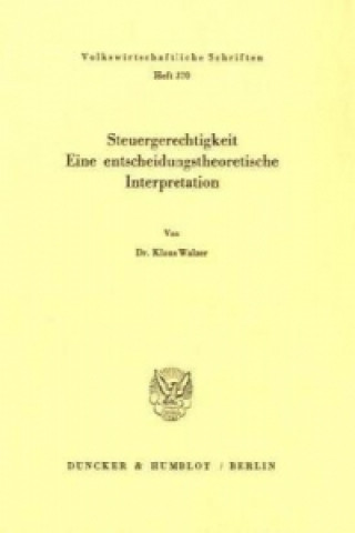 Steuergerechtigkeit.