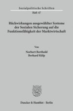 Rückwirkungen ausgewählter Systeme der Sozialen Sicherung auf die Funktionsfähigkeit der Marktwirtschaft.