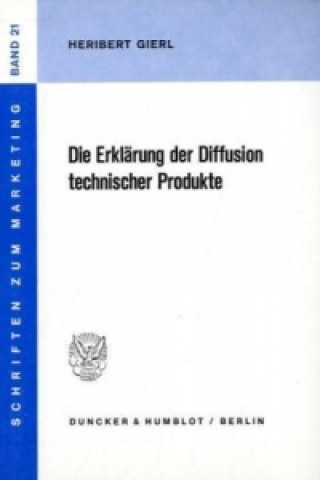 Die Erklärung der Diffusion technischer Produkte.
