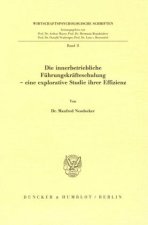 Die innerbetriebliche Führungskräfteschulung - eine explorative Studie ihrer Effizienz.