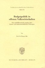 Budgetpolitik in offenen Volkswirtschaften.
