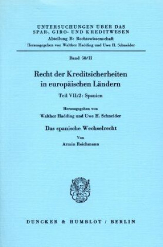 Das spanische Wechselrecht.