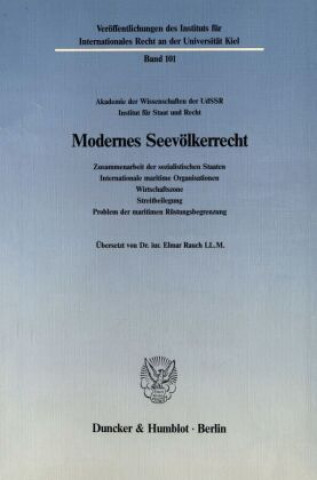 Modernes Seevölkerrecht.