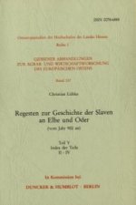 Regesten zur Geschichte der Slaven an Elbe und Oder (vom Jahr 900 an).