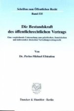 Die Bestandskraft des öffentlichrechtlichen Vertrags.