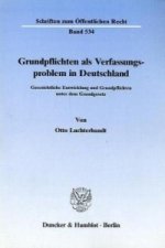 Grundpflichten als Verfassungsproblem in Deutschland.