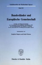 Bundesländer und Europäische Gemeinschaft.