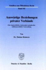 Auswärtige Beziehungen privater Verbände.