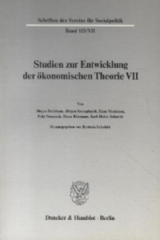 Probleme der Konjunkturtheorie im ausgehenden 19. Jahrhundert.