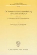 Die volkswirtschaftliche Bedeutung von Kunst und Kultur.