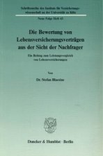 Die Bewertung von Lebensversicherungsverträgen aus der Sicht der Nachfrager.