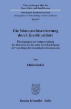 Die Stimmrechtsvertretung durch Kreditinstitute.
