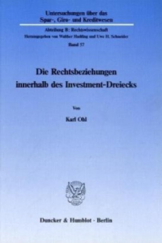 Die Rechtsbeziehungen innerhalb des Investment-Dreiecks.