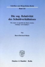 Die sog. Relativität des Schuldverhältnisses.