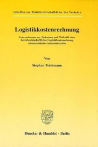 Logistikkostenrechnung.