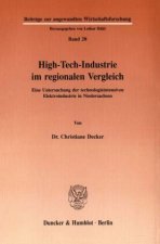 High-Tech-Industrie im regionalen Vergleich.