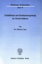 Zufallsfund und Restitutionsprinzip im Strafverfahren.